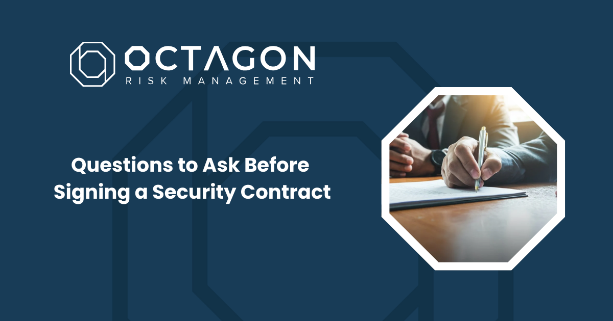 Questions to Ask Before Signing a Security Contract